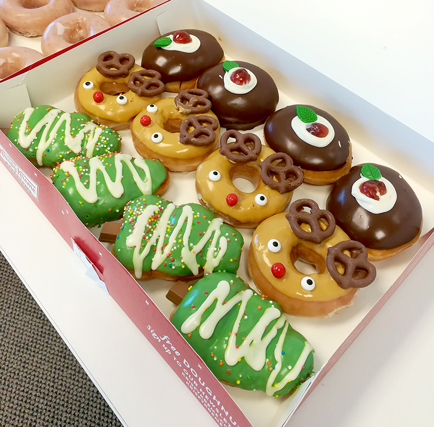 Krispy Kreme Christmas Treats!